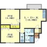 日吉ヶ丘ハイツ 2LDKの間取り