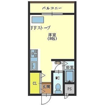 間取図 ダイワハイツ深堀