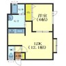 アールズⅡ 1LDKの間取り