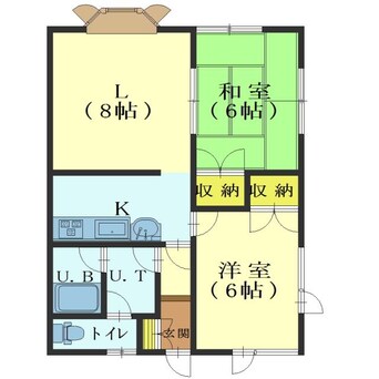 間取図 ハイツユウ