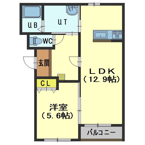 間取り図 ポポラートⅢ