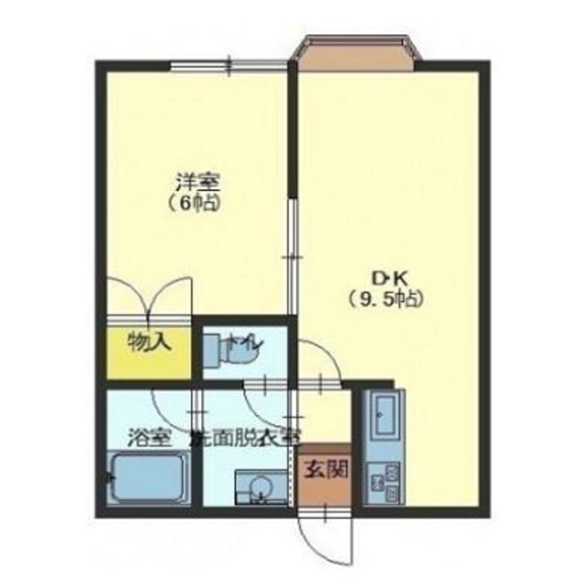 間取図 五稜郭マンション