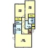 ハイツピレニー 2LDKの間取り