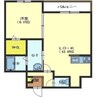 ラ　シャルマ 1LDKの間取り