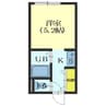 リコリッチ 1Kの間取り