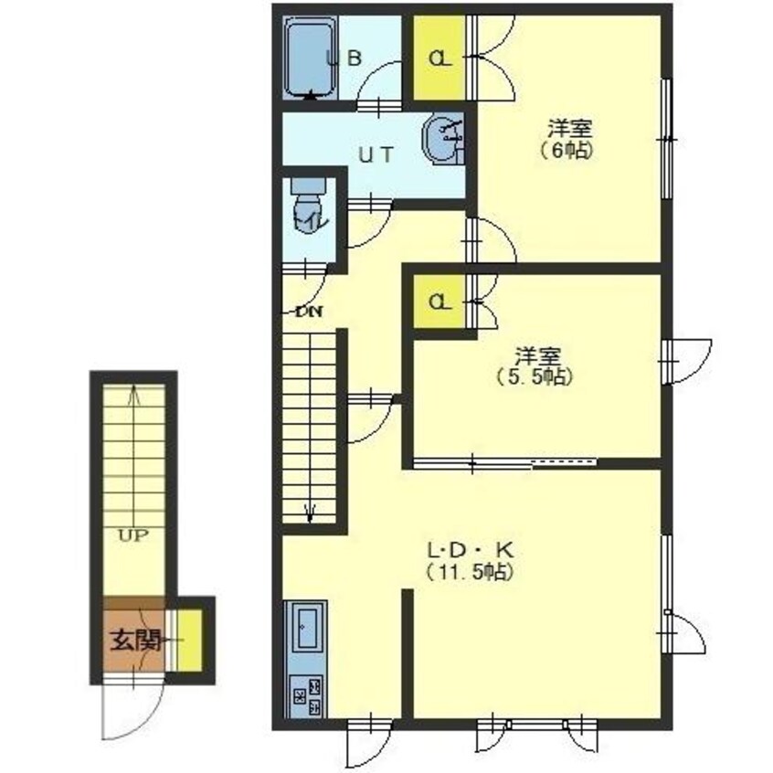 間取図 CASA　KITAMIHARA