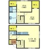 smart terraced（スマートテラス） 2LDKの間取り