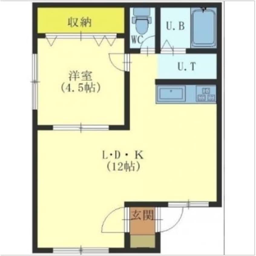 間取図 ハイツヒロⅠ