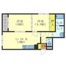 メゾン富岡 2DKの間取り