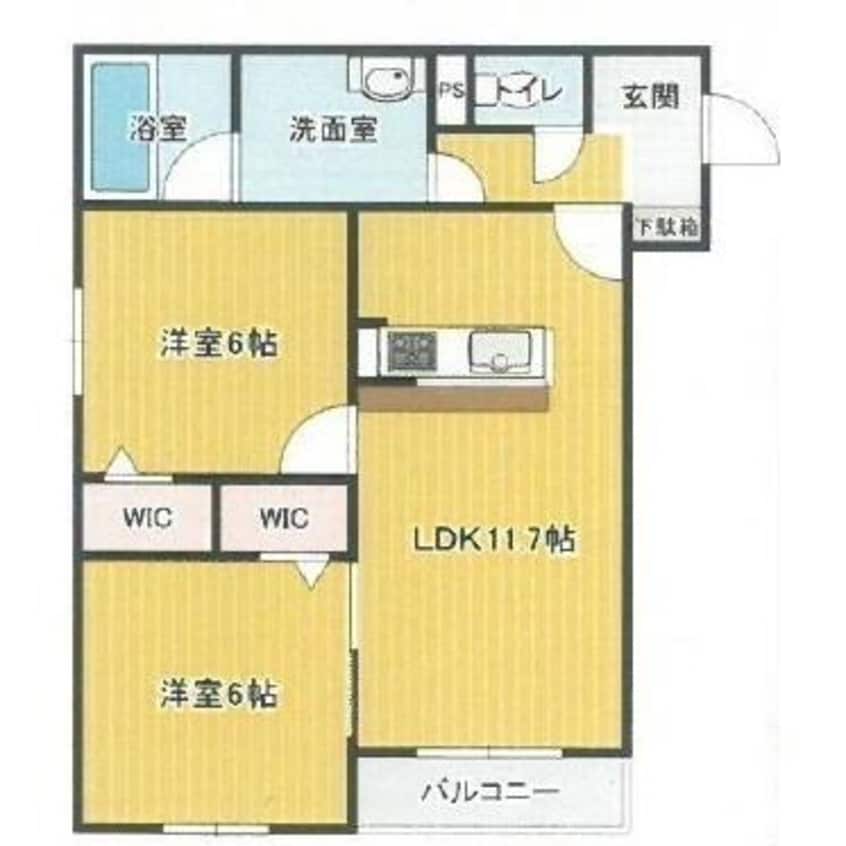 間取図 レジデンス大縄町