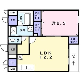 間取図 ジュネス松陰