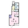 prim　rose　F 1Kの間取り
