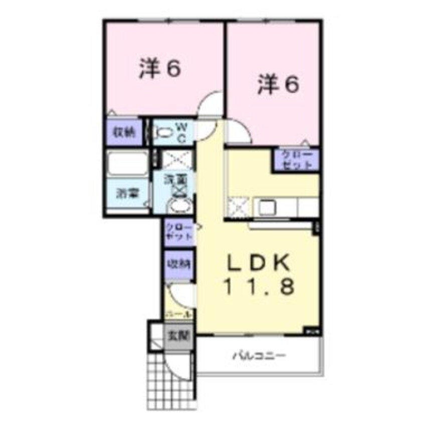 間取図 TERRACE HOUSE N