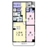 カルム日吉 2LDKの間取り