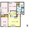 リビングタウン山の手B 3LDKの間取り