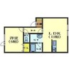 ブロンザージュ 1LDKの間取り