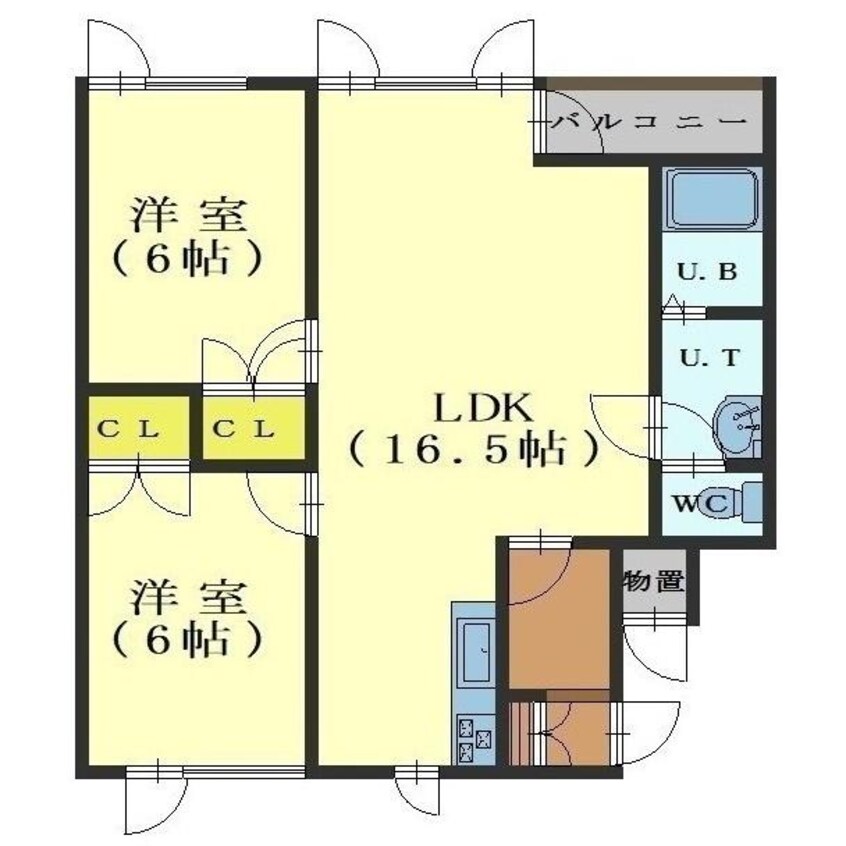 間取図 ラ・マーレ