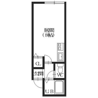 間取図 シティーコート八幡