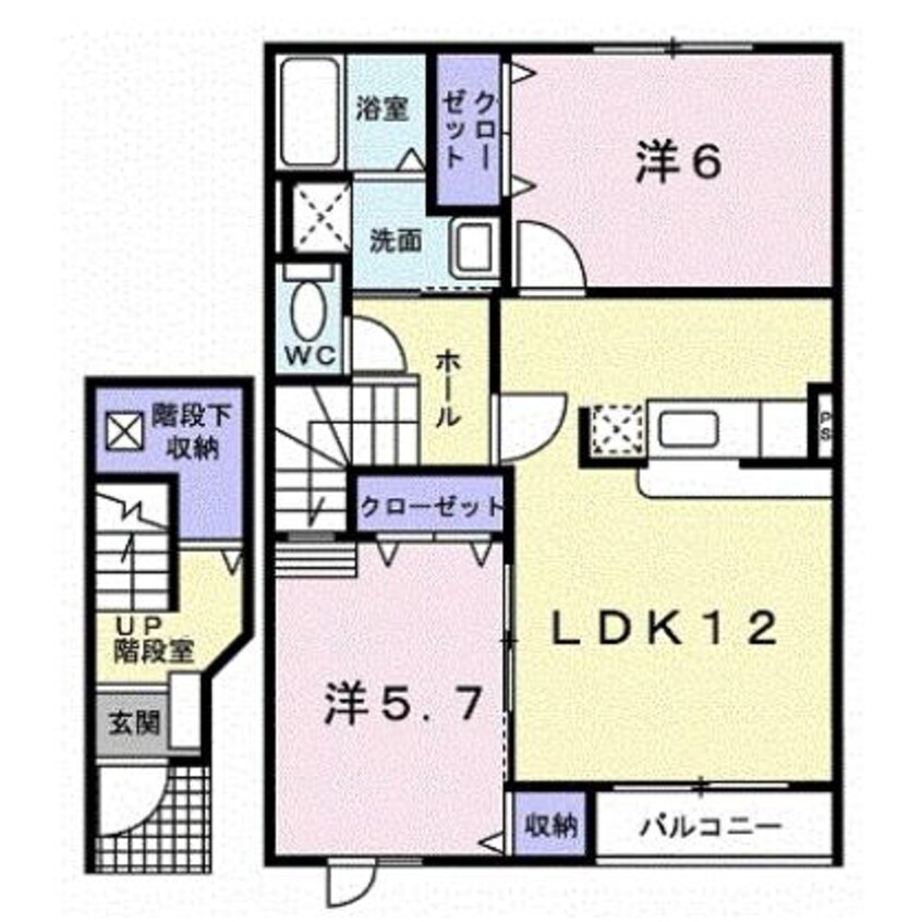 間取図 ベルコリーヌ壱番館