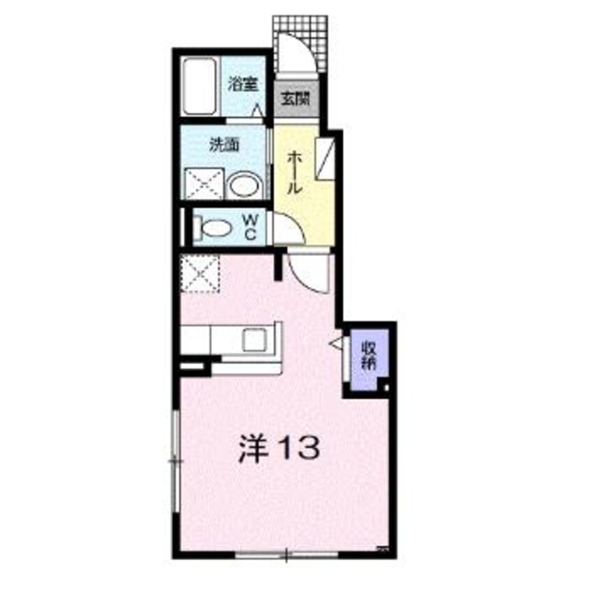 間取図 ベルアビタシオンⅡ