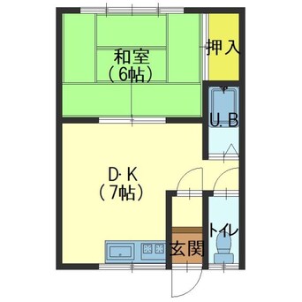 間取図 棟方アパート