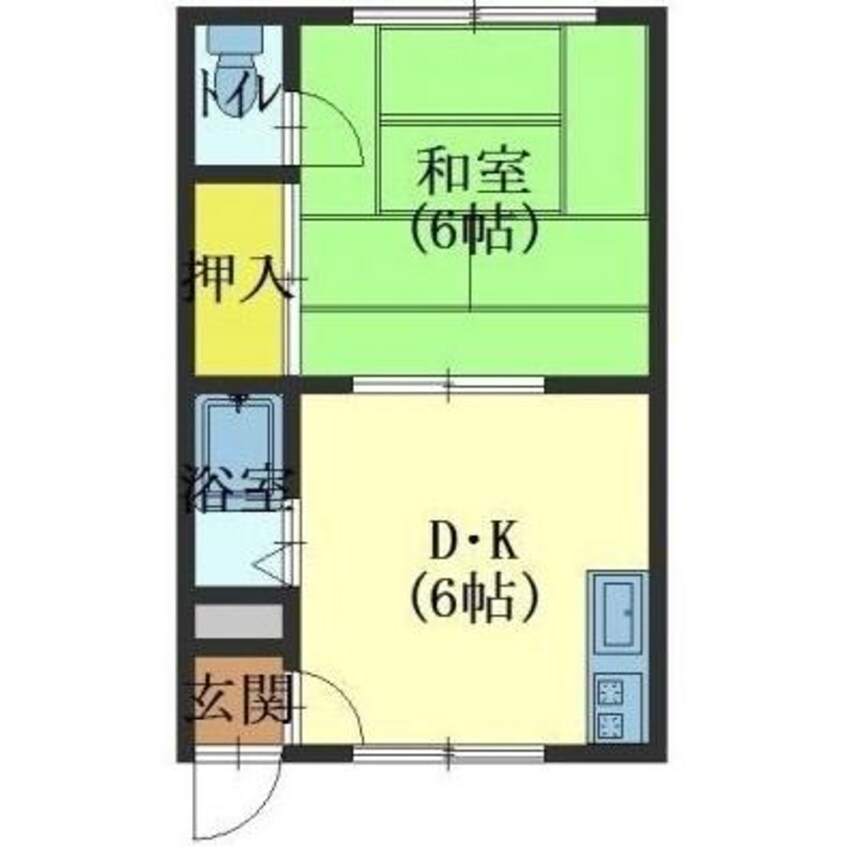 間取図 コーポ港