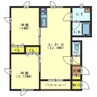 フロストアッシュ柳町 2LDKの間取り
