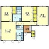 パディーブ亀田本町 3LDKの間取り