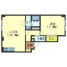ベターアール北斗 1LDKの間取り