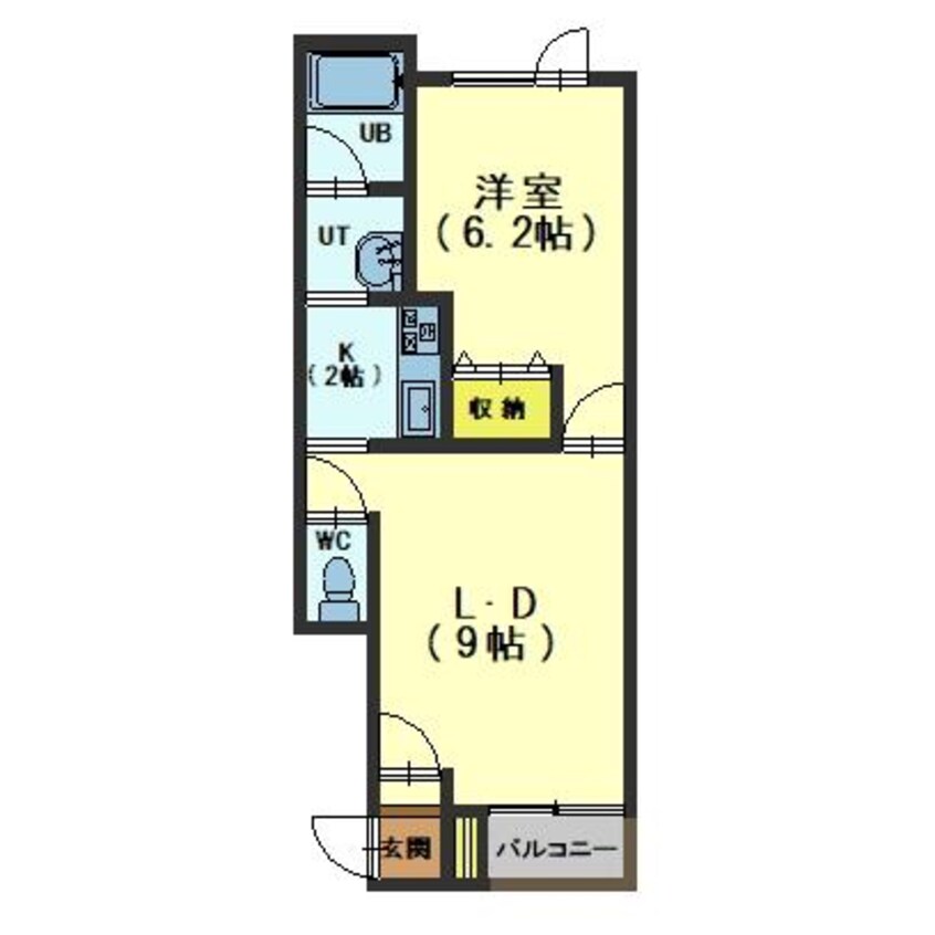 間取図 リヴェール松陰