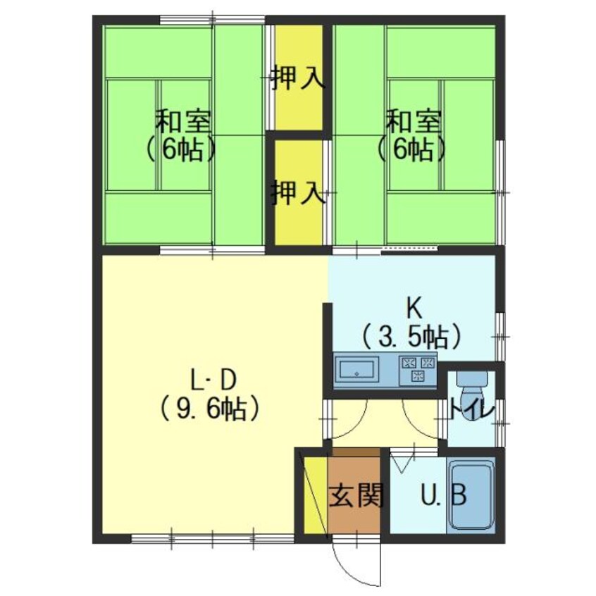 間取図 コーポラスV1