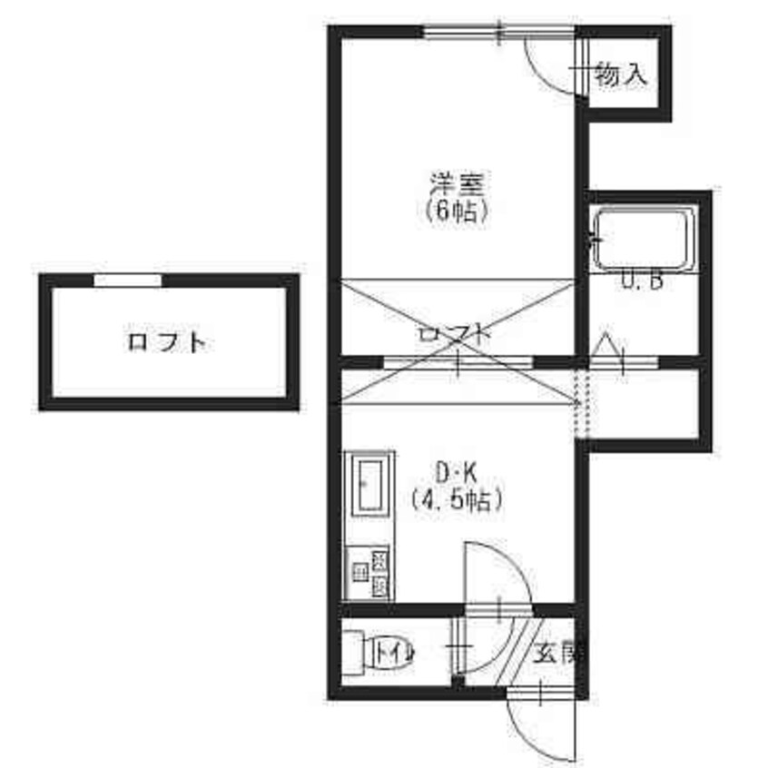 間取図 ハイツヒロⅤ