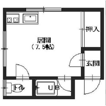 間取図 コーポHERO港町