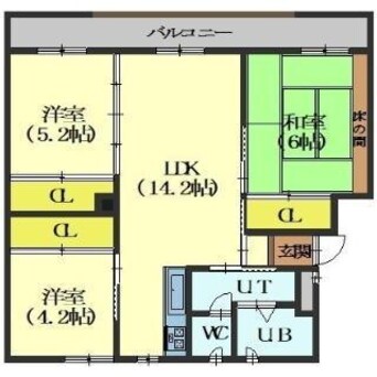 間取図 ポチタマたによし