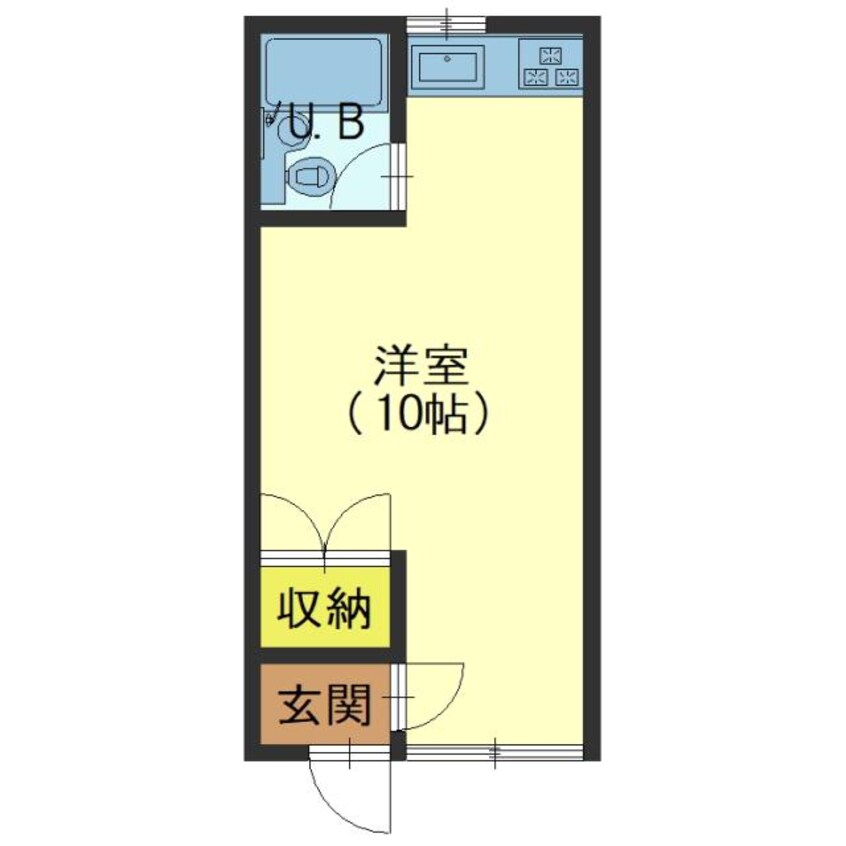 間取図 コーポ美静