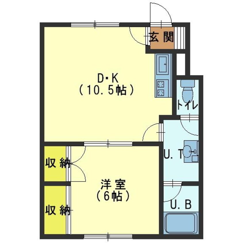 間取図 シーサイド七重浜A