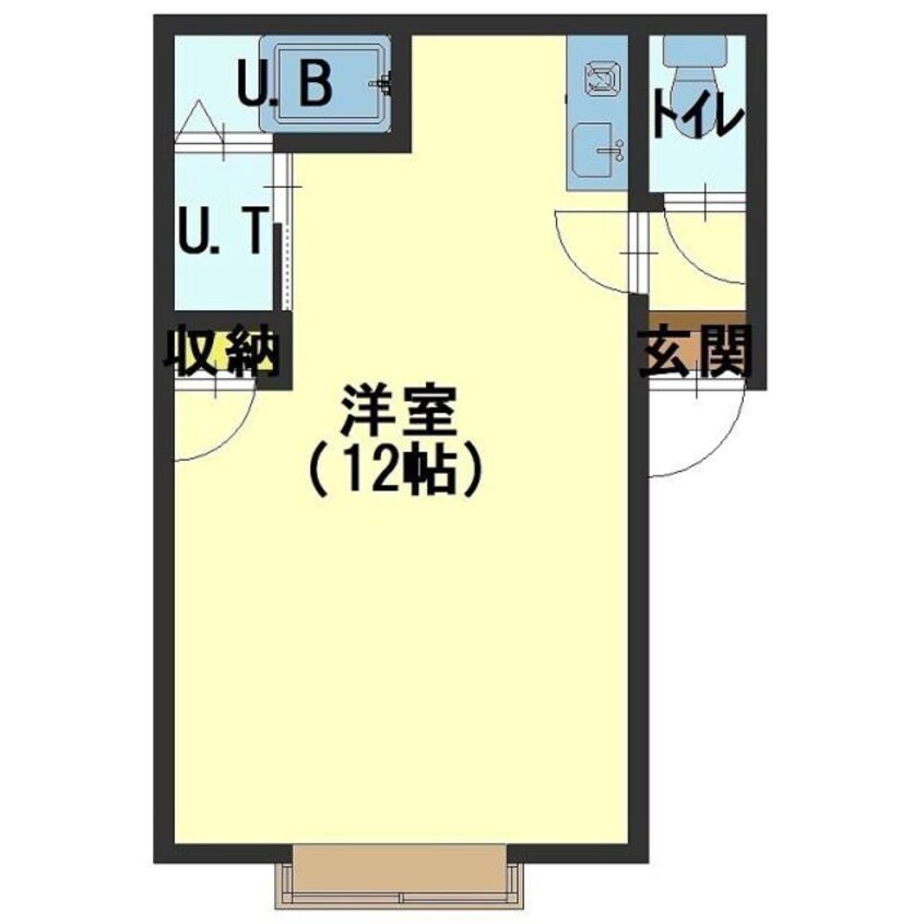 間取図 フレンド高丘Ⅱ