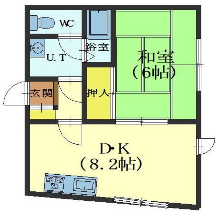 間取図 コーポオザキ