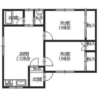 間取図 第2タジマハイツ