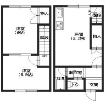 間取図 コーポHERO亀田港