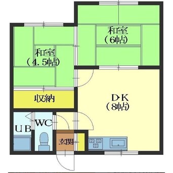 間取図 カワシマNo14