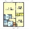 シムⅡ 2LDKの間取り