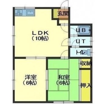 間取図 入舟町1棟2戸