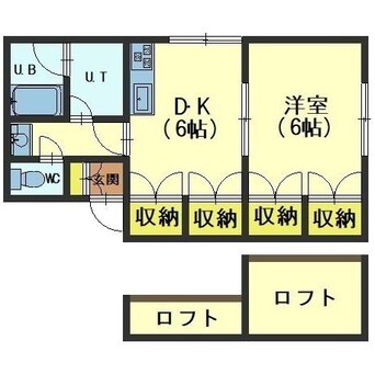 間取図 ハウシーアパートメント