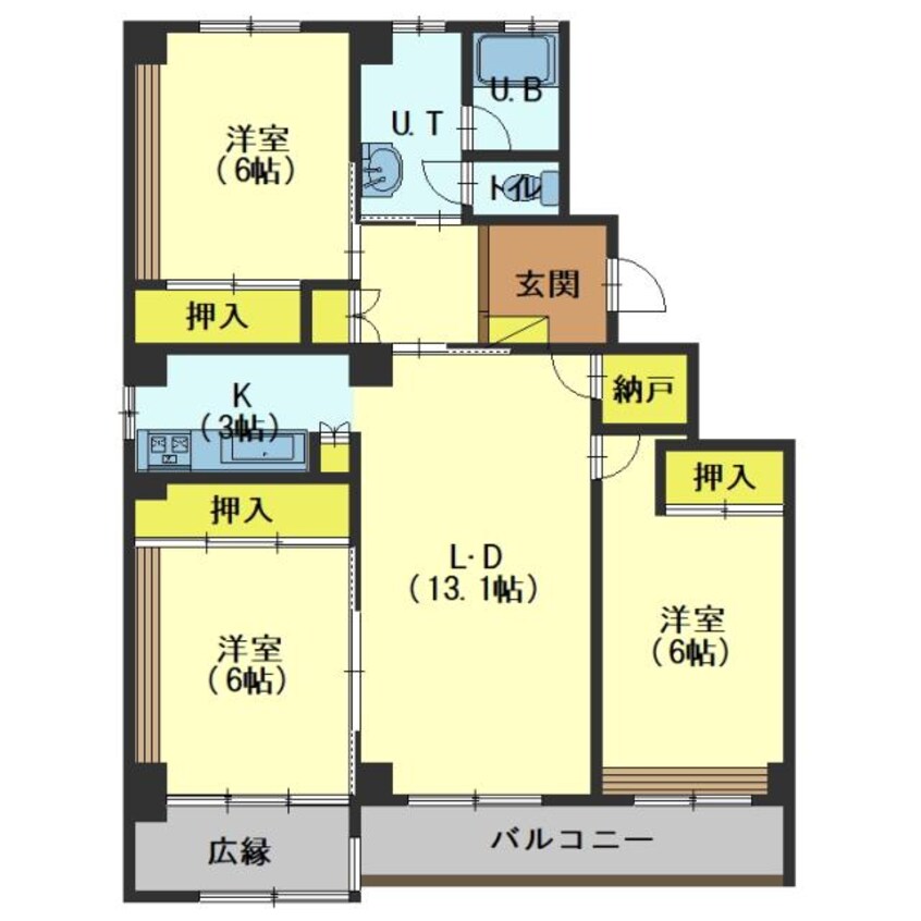 間取図 ST富岡