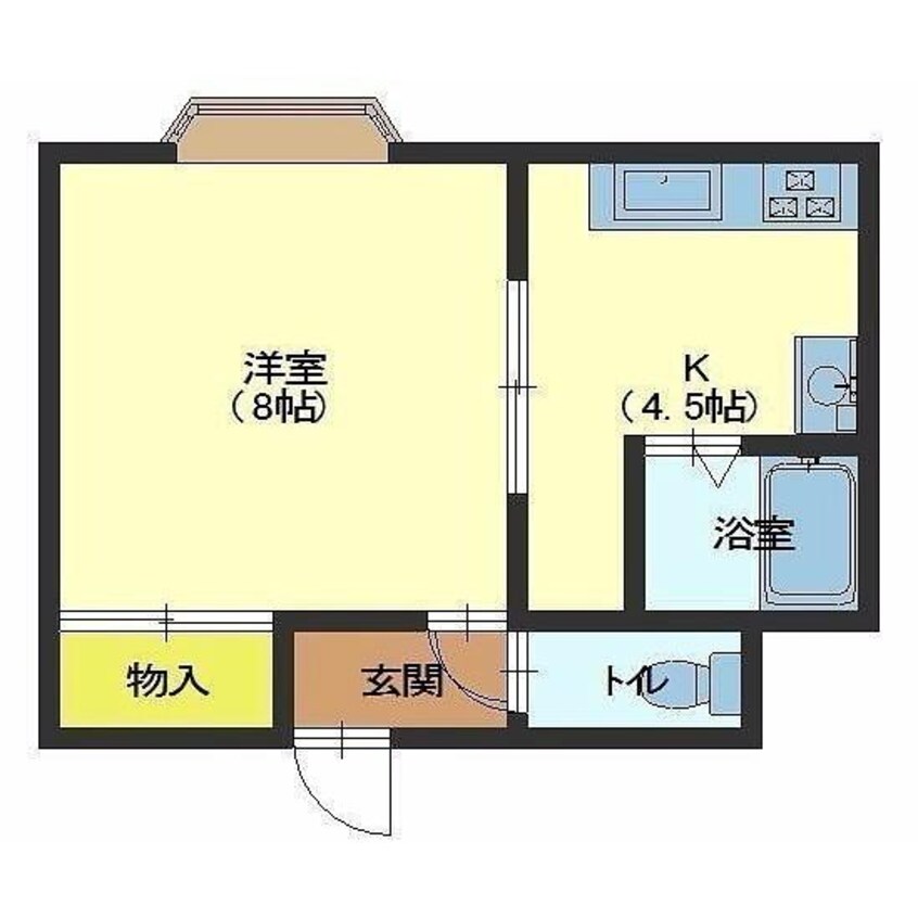 間取図 F1COURT（エフワンコート）