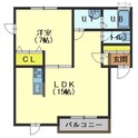 コーポリバージュⅡの間取図