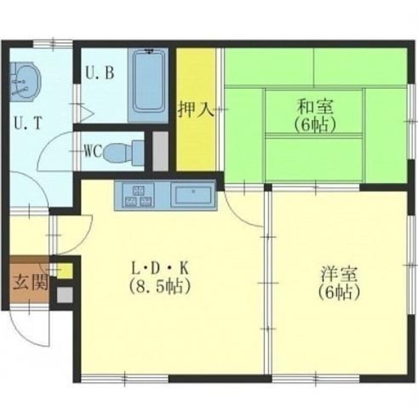 間取図 ビラコート山辺