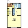 千代台レジデンス真 1Kの間取り
