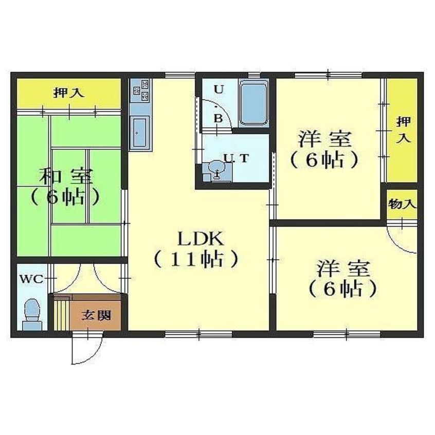 間取図 山下マンション